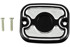 HDBUBALUS Couvercle de réservoir de Frein pour Harley Dyna Touring Electra Glide Softail