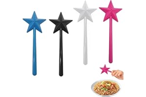 XPEX 4 Pezzi bacchette magiche per sale e pepe,saliera e pepiera,bacchetta magica a forma di stella per la cucina, sconosciuta bacchetta magica per sale e pepe, saliera e pepe