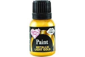 Rainbow Dust Metallic Paint Light Gold, 25 g
