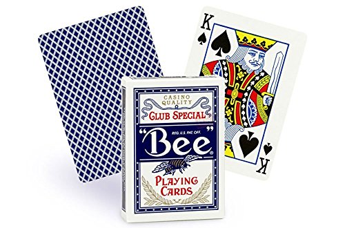 Bee Cartes à jouer N ° 92standard Index simple Deck Bleu (arrière)