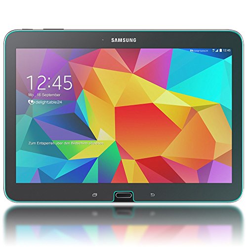 Samsung Galaxy Tab 4 10.1 Panzer-Glas Schutz-Folie von NICA 2,5D Round Edge Full-Cover Displayschutzfolie 9H Panzerfolie Volle Tablet-Display-Abdeckung Panzerglas Displayschutz Glass – Kristall-Klar - 5
