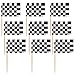 Produktbild YeahiBaby Zielflagge Rennen Flagge Kuchen Topper Cupcake Pick Racing Flagge Partei Cupcake Toppers Zahnstocher Dekorative 48 Stücke