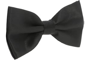cravateSlim Men's Solid Colour Bow Tie – Shirt and Costume Accessory – Wedding, Ceremony