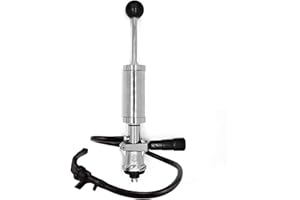 AODINI PERA Bier-Pumpe, 10,2 cm Größe Bierfass-Zapfhahn mit Picknick-Zapfhahn für selbstgebraute Brauen