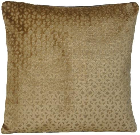 Pierre Frey Cut Velvet Cushion Cover Modern Design Pillow Throw Case Fabric Cibali Oro Antico