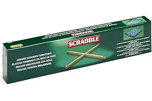 Piatnik 855007 Scrabble de Luxe talerz obrotowy z drewna