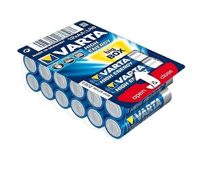 Varta Boîte de 12 Piles Alcalines High Energy AA