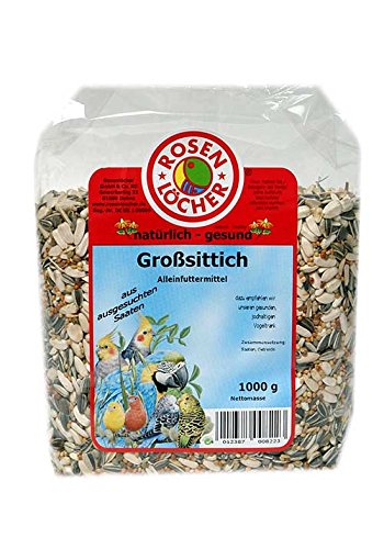 Preisvergleich Produktbild Rosenlöcher- Großsittichfutter 1000g