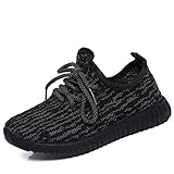 Kid's Knit Running Schuhe Boys and Girls Casual Breathable...