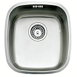 fregadero 40 x 60 Fregadero una cubeta Teka 10125004 Fregadero