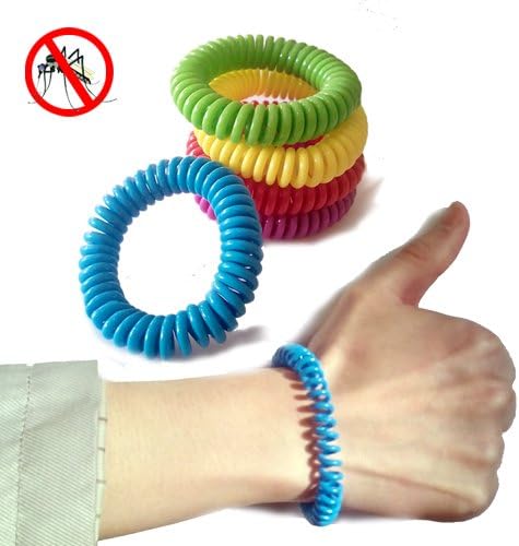 Mosquito Repellent Bracelets, 5 Pack Pest Control Repeller, Wrist bands-Ideal Pest Control Bug Repelling, 200 Hours Protection for Adults &amp; Kids, Outdoor &amp; Indoor.