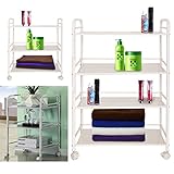 MultiWare Beauty Salon Trolley Therapy Dentist Hairdresser 3 Shelves Mini Side