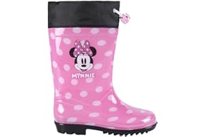 CERDÁ LIFE'S LITTLE MOMENTS Niña con Stopper Regulador para Mayor Ajuste y Minimizar la Entrada Botas de Agua Minnie Mouse de Color Rosa-Licencia Oficial Disney Niñas