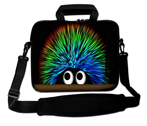 Luxburg Schultertasche Notebooktasche Laptoptasche Tasche mit Tragegurt aus Neopren Plus Free Mouspad! Für Apple, Acer, Asus, Chromebook, Dell, HP, Lenovo, Samsung, Sony etc Laptop 12,1 Zoll