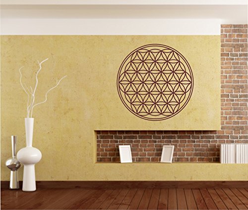 Wandtattoo Blume des Lebens Aufkleber Lebensblume Wandaufkleber XL 170cm