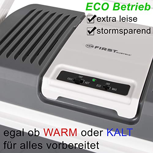 TZS First Austria - 24 Liter Kühlbox, WÄRMT und KÜHLT, thermo-Elektrische Kühlbox 12 Volt und 230 Volt, Mini-Kühlschrank | für Auto und Camping | EEK A+++ - 3