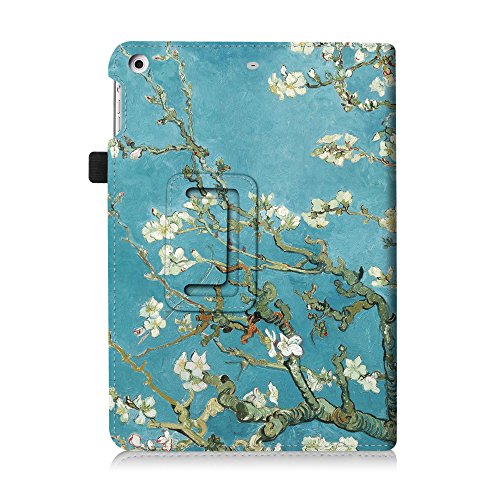 Fintie Apple iPad mini 1 / 2 / 3 Hülle – Slim Fit Foilo Kunstleder Schutzhülle Tasche Etui Case Smart Cover mit Auto Schlaf / Wach, Standfunktion für iPad mini 3 / 2 / 1, Mandelblüten - 7
