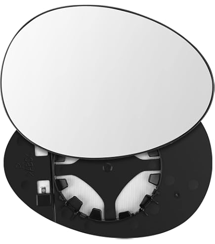 SENZEAL Verre de Rétroviseur Remplacement pour Volvo C30 C70 2006-2009 S40 S60 S80 V50 2007-2009 Chauffant Retroviseur Extérieur (Gauche