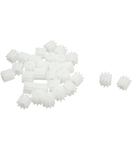 Othro 20pcs Plastic Gears 8 Teeth Odel 082A Reduction Gear Plastic