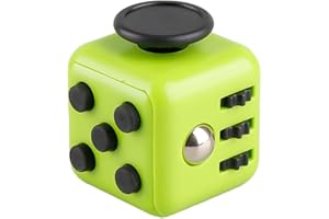 Thyonta Fidget Cube Toys Multi-functional Stress Relief Cube Anti-stress Anti-anxiety for Kids Children Teen Adult(Green)