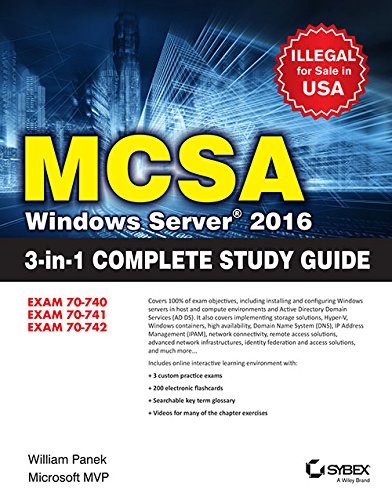 Mcsa Windows Server 2016 3-In-1 Complete Study Guide: Exam 70-740, Exam 70-741, Exam 70-742 gratuit