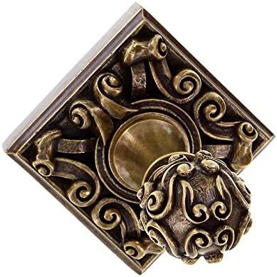 Vicenza Designs PO9001 Sforza Robe Hook, Large, Antique Brass