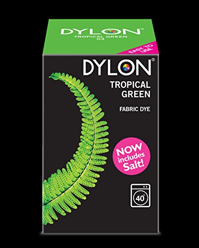 DYLON Maschine Farbstoff 350g Tropische Grüne, Salz Enthalten! - 3