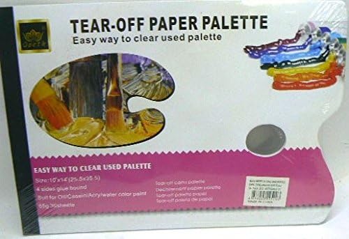 Palette Paper SPLAMACOLORE Dalù-Acrylic, and Watercolour Paint Palettes practical alternative to traditional: once completed a work session of the sheet are disposable after the use. Available IN A4 (21 x 29.7 cm)