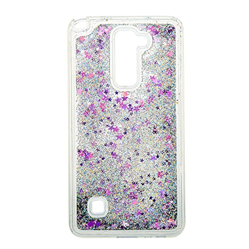 K7  cae  bestcatgift K8  suave Quicksand Funda con que fluye l  quido flotando lujo Bling purpurina amor coraz  n Diamantes transparente TPU funda para LG K7 Homenaje 5 escape 3 K8  pl  stico  blanco  K7   Tribute 5   Escape 3   K8