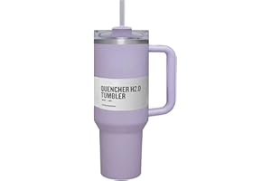 ABILUS 1182ml 40oz Trinkbecher Vakuumisoliert Edelstahl mit Deckel und Trinkhalm Henkel Kaffeebecher Auto Kaffee Becher für Kalte und Heiße Getränke Thermobecher Travel Camp Mug Cup Tumbler