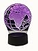 Produktbild Conwea 3D Illusion Lampe Muttertag Geschenk Nachtlicht Nachttischlampe, Globus Modell 7 Farben Schalter Touch Schreibtisch Dekoration Lampen Weihnachtsgeschenk mit USB-Kabel Kindertag Geschenk