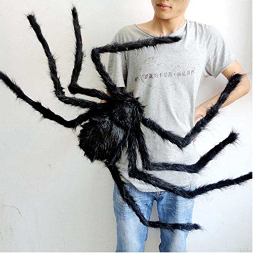 HAPPYQUDA Large Black Spider Halloween Decoration Haunted House Prop Indoor Outdoor Wide 30/75/125cm reviews HAPPYQUDA Large Black Spider Halloween Decoration Haunted House Prop Indoor Outdoor Wide 30/75/125cm