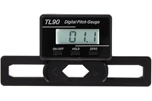 VO DESIGN WOWOWO Outil de Mesure d'angle de Lames d'affichage à rétroéclairage LCD à jauge de Pas numérique TL90