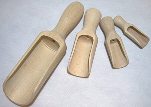 Schöpfkelle Aus Holz, 4 Stück - 5