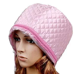 Kumaka Hair Beauty Nourishing Steamer Thermal Treatment Cap - Pink