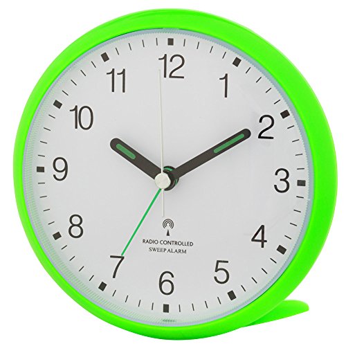 TFA-Dostmann Analoger-Funkwecker mit SWEEP-Uhrwerk TFA 60.1506.04 Geräuscharm Reisewecker