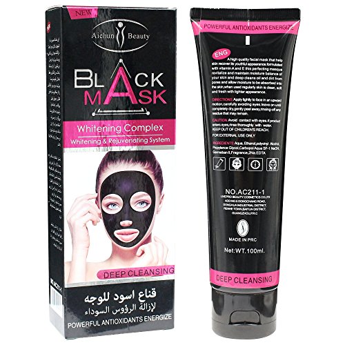 Mitesser Entferner Maske – (100 g)Vena Beauty Mitesser Entfernungs-Maske, Akne Maske, Reinigungs-Maske, Gesichtsmaske schwarz - 5
