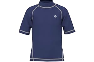 GENERIC HDTIYUYP Jungen UV Shirt Kinder - Schwimm Tshirt Kinder Badeshirt RashWeste Surfen Tshirt Schnelltrocknend Strand Shirt Wassersport Top