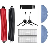 replacement Brush Hepa Filter Mop Set Compatible with Robotbedek S8, S8+, S8 Pro Ultra-9 Pieces, Color 5