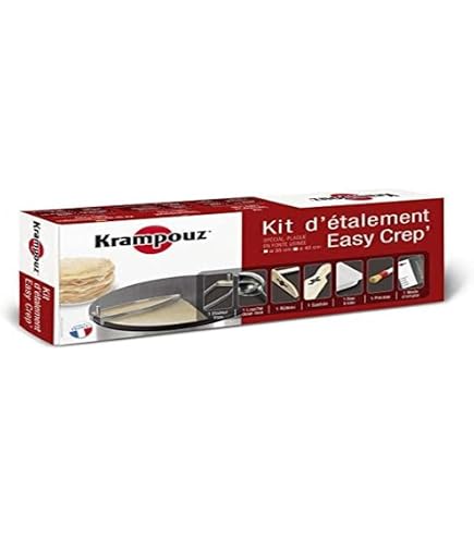 Crêpière Krampouz Kemper CEBPD4AO 3000W - Plaque Fonte Émaillée - Professionnelle Usage Domestique - Fabriquée En France