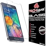 TECHGEAR&reg; Samsung Galaxy Alpha (SM-G850) GLASS Edition Genuine Tempered Glass Screen Protector Guard Cover