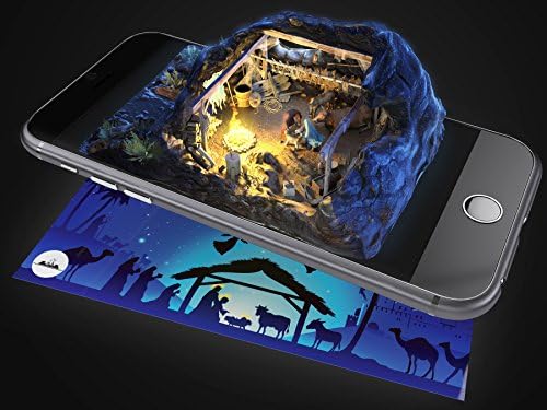 Set of 5 Christmas AR greeting cards