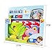 Finer Shop Tap Toys Klip-on Double Side Pram Bumper Panel Book Kids Learning and Activity Toy For Children