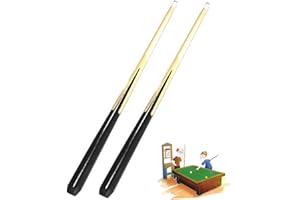 Tixiyu Queue de billard 2 pièces 50 cm en bois pour enfant - Pour jeux et sports - Noir