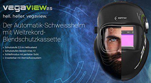 Optrel Schweisshelm vegaview 2.5 schwarz unlackiert, Nr. 1006.600 - 8