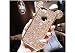 Produktbild Kristallrhinestone-Metallelch-Juwel-rotes Sparkly Paillette-Entwurfs-Glitter Bling iPhone Fall für iPhone 6 / 6s 6plus 7 / 7plus 8 / 8plus Weihnachtsneues Jahr-Geschenk-Wünsche (iPhone 6plus/6splus, Mouse Gold )