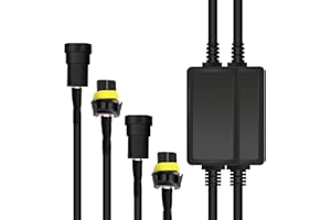 ‎TECTICO TECTICO Hir2 9012 9005 9006 LED Birne Widerstand Super Decoder CANBUS Anti Flimmer Fehler Canceller Lastwiderstand, 2 Stücke