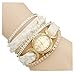 Aelo Multiband White Bracelet Watch For Women And Girls Www1050 RS.599.00
