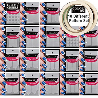 INHDBOX 18 Different Pattern Making Pattern Nail Art Tool