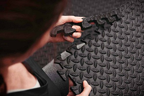 Schutzmatten Set von #DoYourFitness – 6x Puzzle Unterlegmatten für sicheren Bodenschutz für Sportgeräte, Gymnastikräume, Keller – Matten Schutz vor Kratzern, Stößen, Dellen, Kälte, Lärm, Flüssigkeit ! 6x Steckelemente á 60 x 60 x 1,2 cm (ca. 2,2m²) / In verschiedenen Farben erhältlich - 6